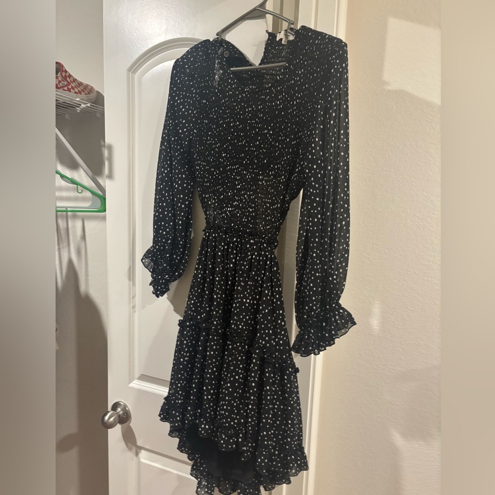 Black dress with cut out